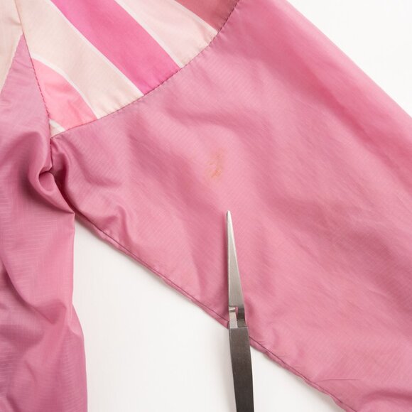 NIKE girls lightweight pink hooded windbreaker jacket size M (5-6yrs) - Picture 6 of 8